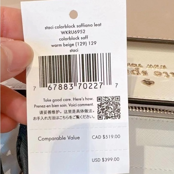 NWT Kate Spade New York Staci Medium Saffiano Leather Satchel - Picture 9 of 9